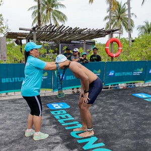 Race photo from Belitung Multisport Festival