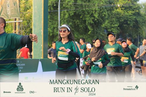 Race photo from Mangkunegaran Run 2024