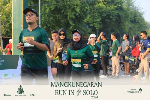 Race photo from Mangkunegaran Run 2024