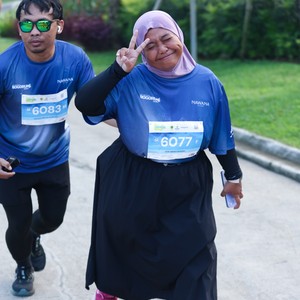 Race photo from BOGORUN 2026