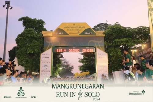 Race photo from Mangkunegaran Run 2024