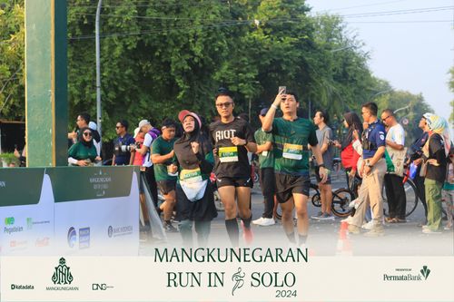 Race photo from Mangkunegaran Run 2024