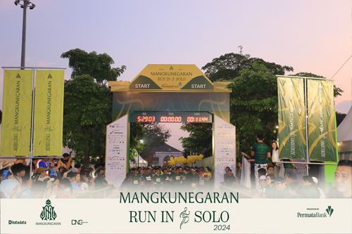 Race photo from Mangkunegaran Run 2024