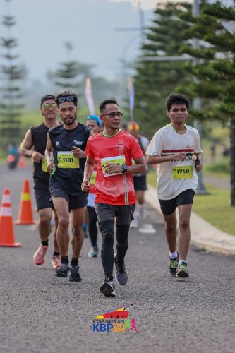 Race photo from CISANGKAN KBP CITY RUN 2025