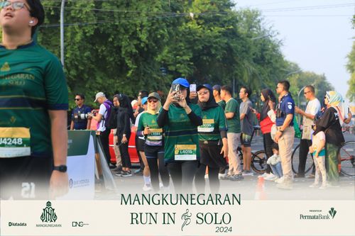 Race photo from Mangkunegaran Run 2024