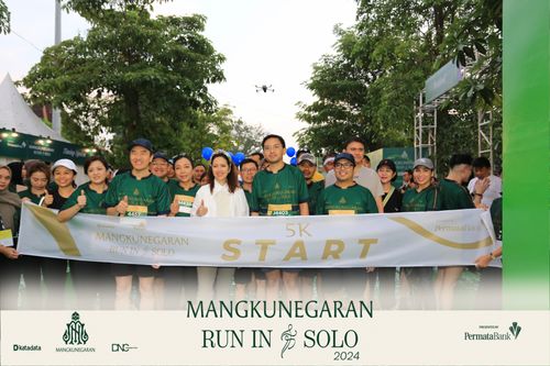 Race photo from Mangkunegaran Run 2024