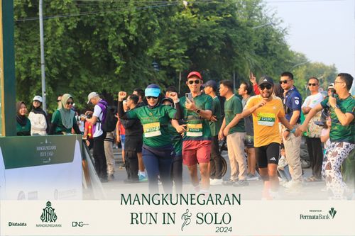 Race photo from Mangkunegaran Run 2024