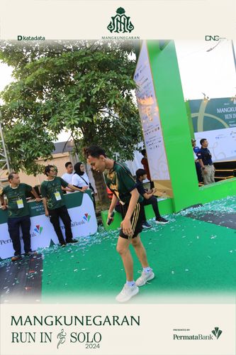 Race photo from Mangkunegaran Run 2024