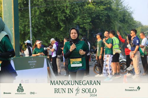 Race photo from Mangkunegaran Run 2024