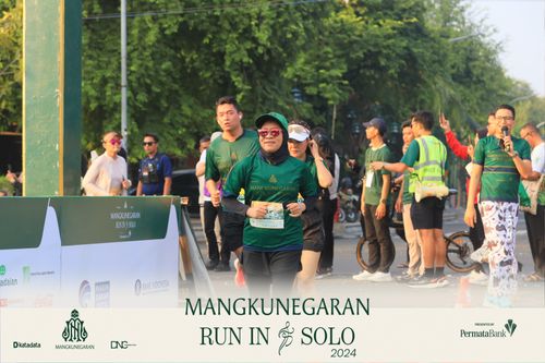 Race photo from Mangkunegaran Run 2024