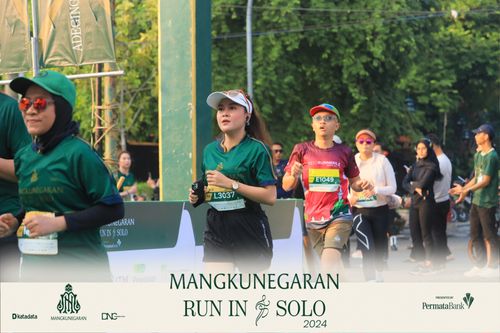 Race photo from Mangkunegaran Run 2024