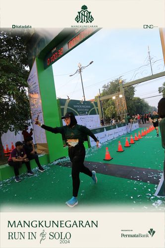 Race photo from Mangkunegaran Run 2024