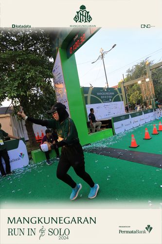 Race photo from Mangkunegaran Run 2024