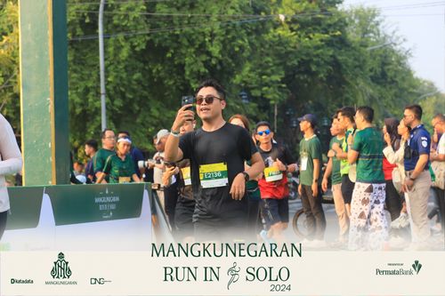 Race photo from Mangkunegaran Run 2024
