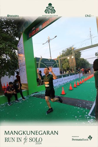 Race photo from Mangkunegaran Run 2024