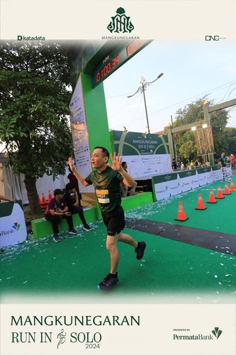 Race photo from Mangkunegaran Run 2024