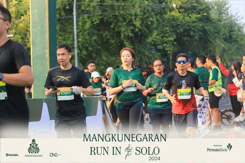Race photo from Mangkunegaran Run 2024