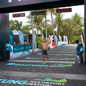 Race photo from Belitung Multisport Festival