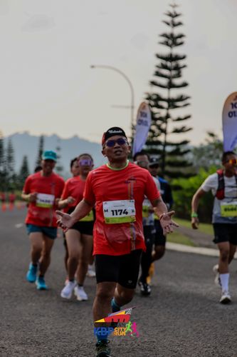 Race photo from CISANGKAN KBP CITY RUN 2025