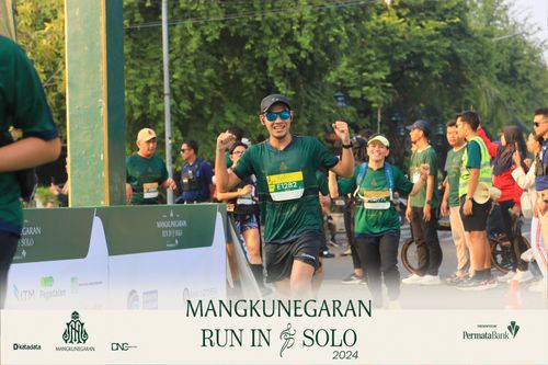 Race photo from Mangkunegaran Run 2024
