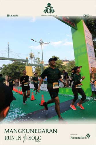 Race photo from Mangkunegaran Run 2024