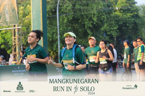 Race photo from Mangkunegaran Run 2024