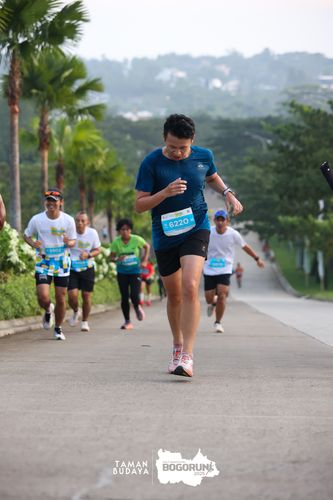 Race photo from Taman Budaya x BOGORUN 2025