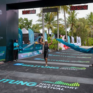 Race photo from Belitung Multisport Festival