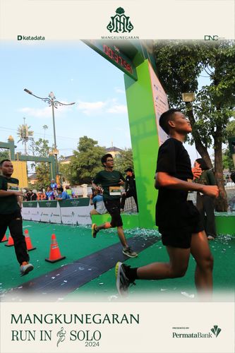 Race photo from Mangkunegaran Run 2024