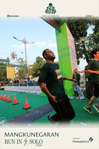 Race photo from Mangkunegaran Run 2024