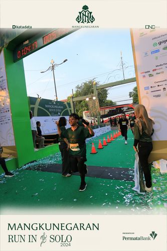 Race photo from Mangkunegaran Run 2024