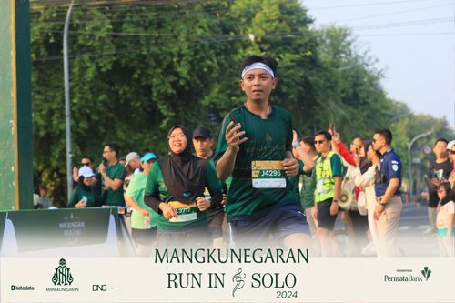 Race photo from Mangkunegaran Run 2024