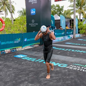 Race photo from Belitung Multisport Festival