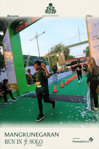 Race photo from Mangkunegaran Run 2024