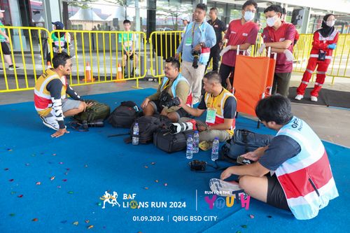 Race photo from BAF LIONS RUN 2024