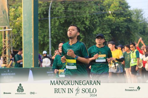 Race photo from Mangkunegaran Run 2024