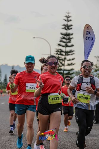 Race photo from CISANGKAN KBP CITY RUN 2025