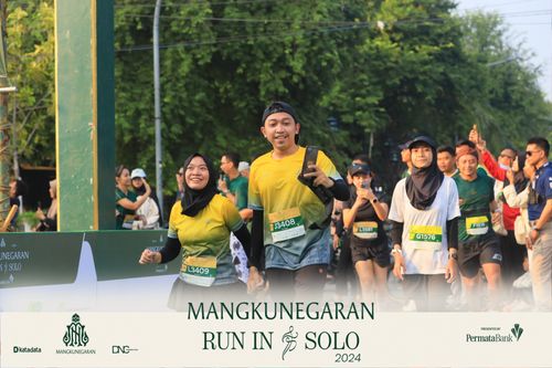 Race photo from Mangkunegaran Run 2024