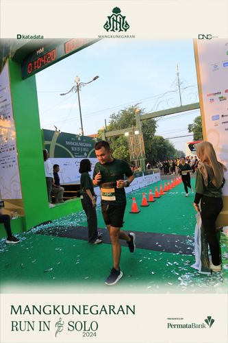 Race photo from Mangkunegaran Run 2024
