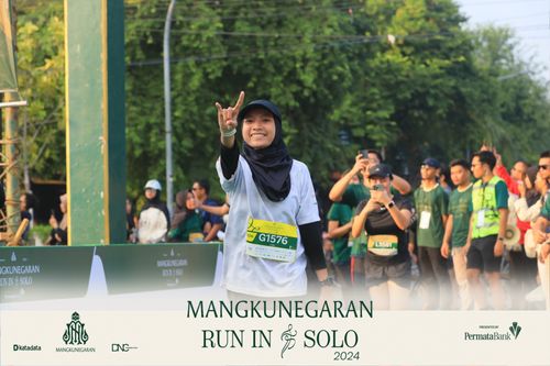 Race photo from Mangkunegaran Run 2024