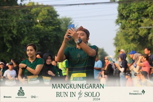 Race photo from Mangkunegaran Run 2024
