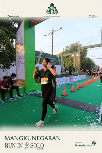 Race photo from Mangkunegaran Run 2024