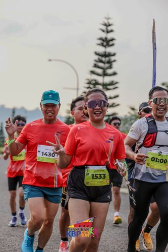 Race photo from CISANGKAN KBP CITY RUN 2025