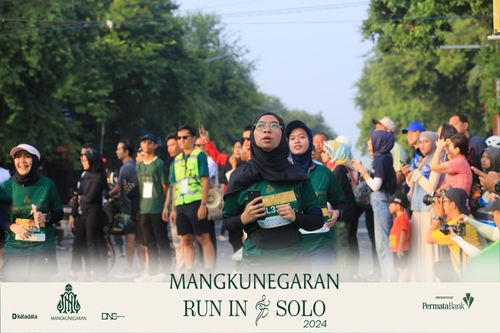 Race photo from Mangkunegaran Run 2024