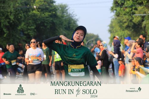 Race photo from Mangkunegaran Run 2024