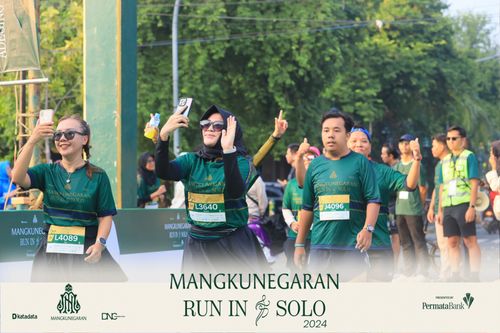 Race photo from Mangkunegaran Run 2024