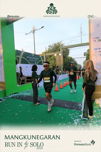 Race photo from Mangkunegaran Run 2024