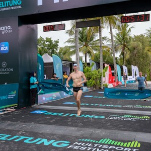 Race photo from Belitung Multisport Festival