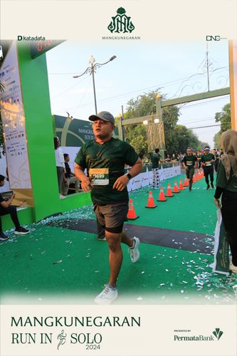 Race photo from Mangkunegaran Run 2024
