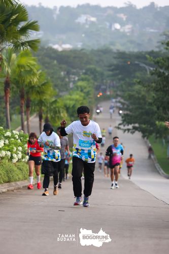 Race photo from Taman Budaya x BOGORUN 2025
